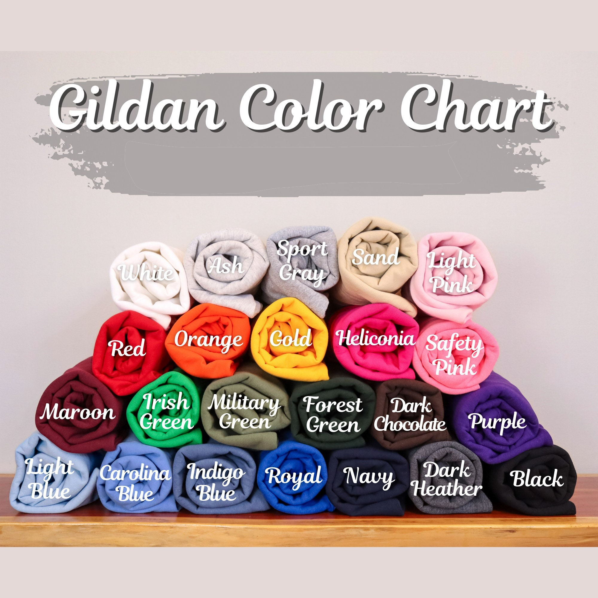color gildan sweatshirt