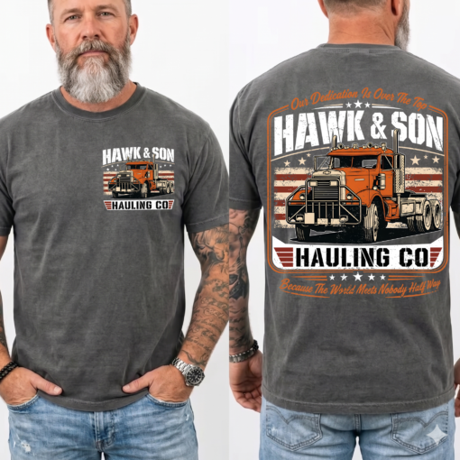 Over The Top Trucker Shirt, Hawk and Son shirt