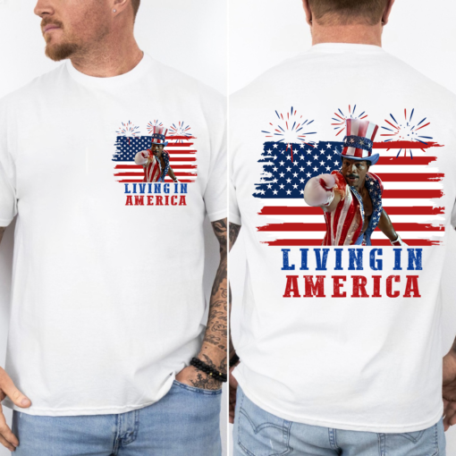 Apollo Creed Living In America Shirt