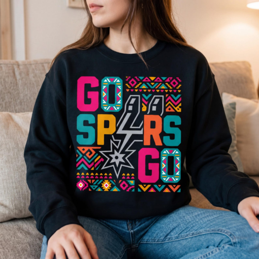 Go Spurs Go Shirt, San Antonio Spurs Basketball Shirt