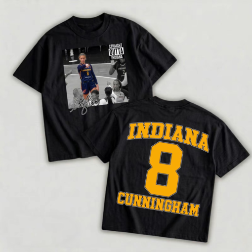 Sophie Cunningham Pointing Straight Outta Indiana Shirt
