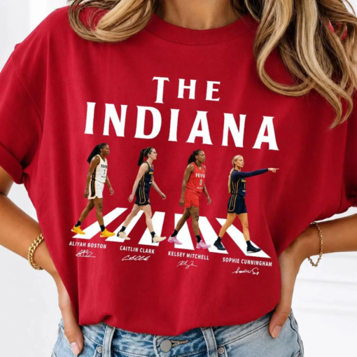 Indiana Basketball Women Walking Road