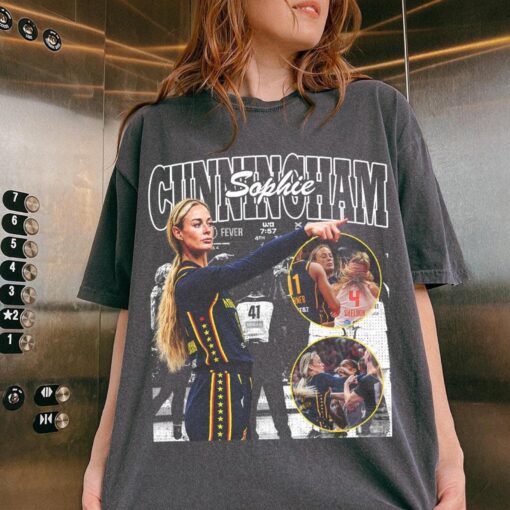 Vintage Sophie Cunningham Basketball Shirt, Sophie Cunningham POINTING Meme