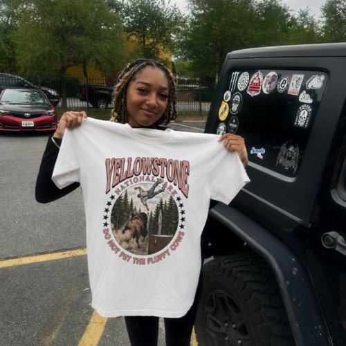 Yellowstone National Park Do Not Pet The Fluffy Cows Shirt photo review