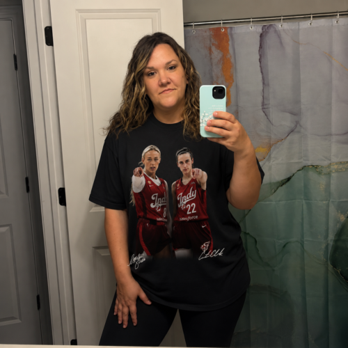 Sophie Cunnningham & Caitlin Clark Shirt #H photo review