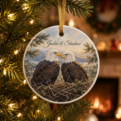 Jackie and Shadow Ornament