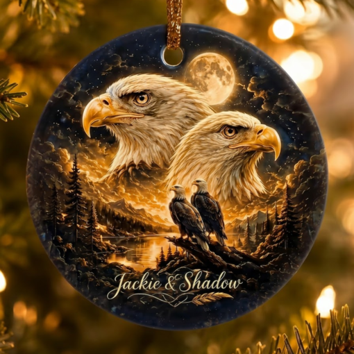 Jackie and Shadow Ornament