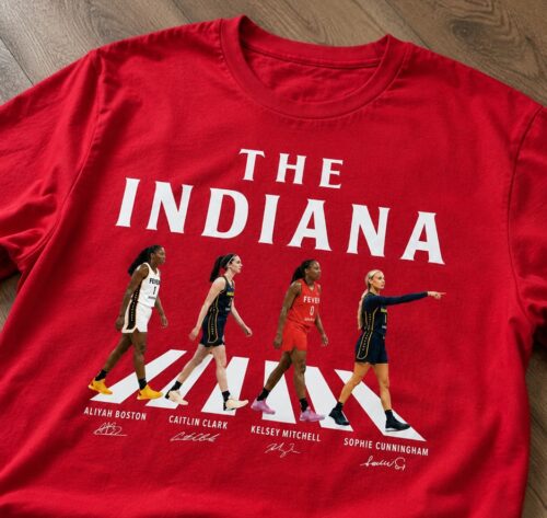 Indiana Basketball Women Walking Road Shirt #N photo review