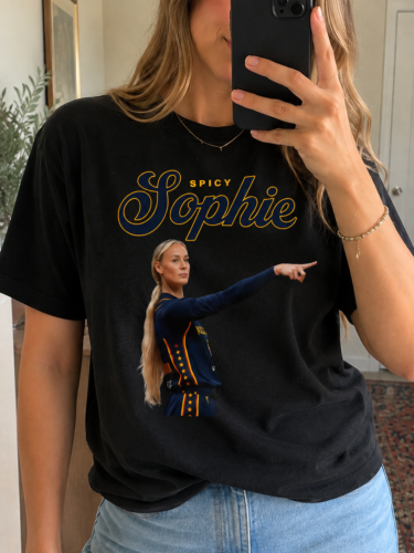Spicy Sophie Cunningham 8 T-Shirt photo review