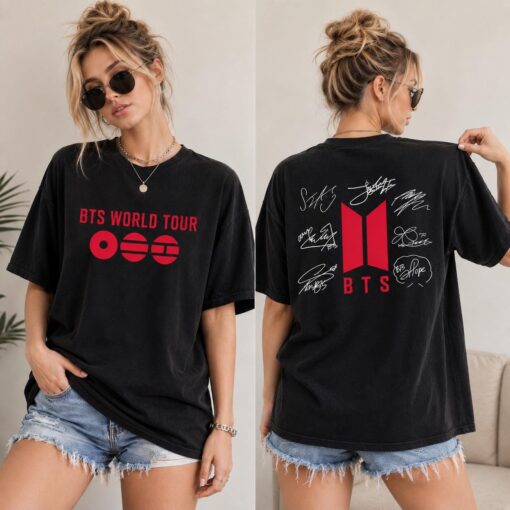 BTS World Tour 2026 Signed Shirt #N
