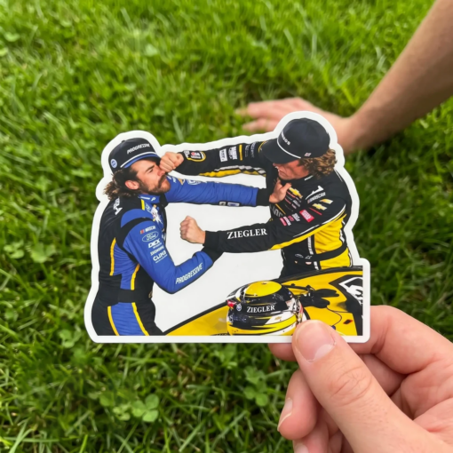 Ryan Blaney And Carson Hocevar Nascar Racing Sticker #MYTO